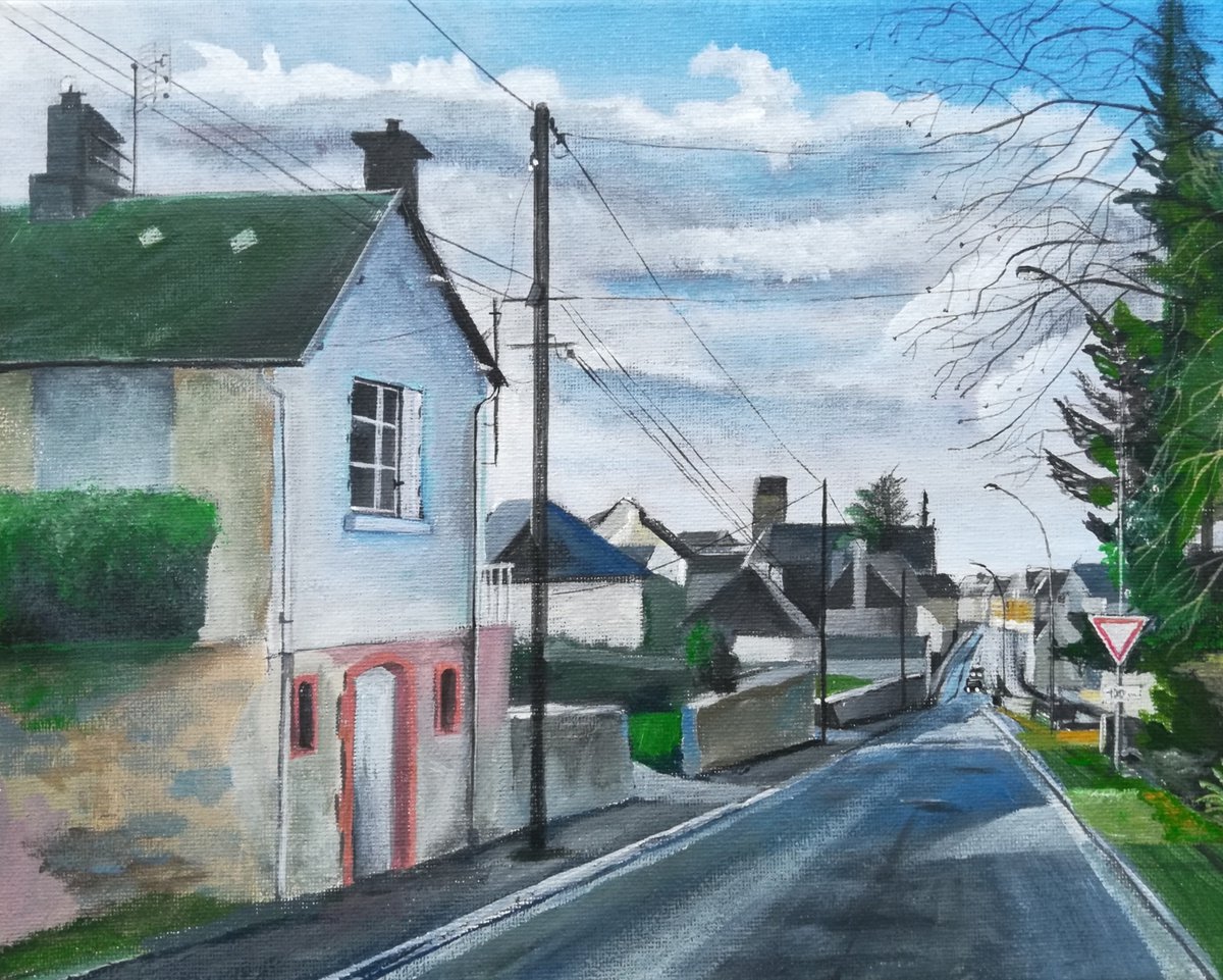 Mortain Bocage, Normandie, Rue du Clos Neuf by Peter Nagy
