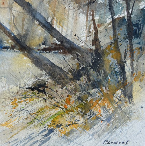 my river watercolor