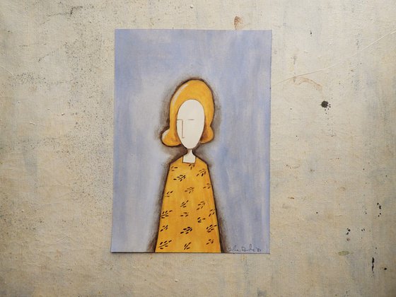 The Lady in yellow