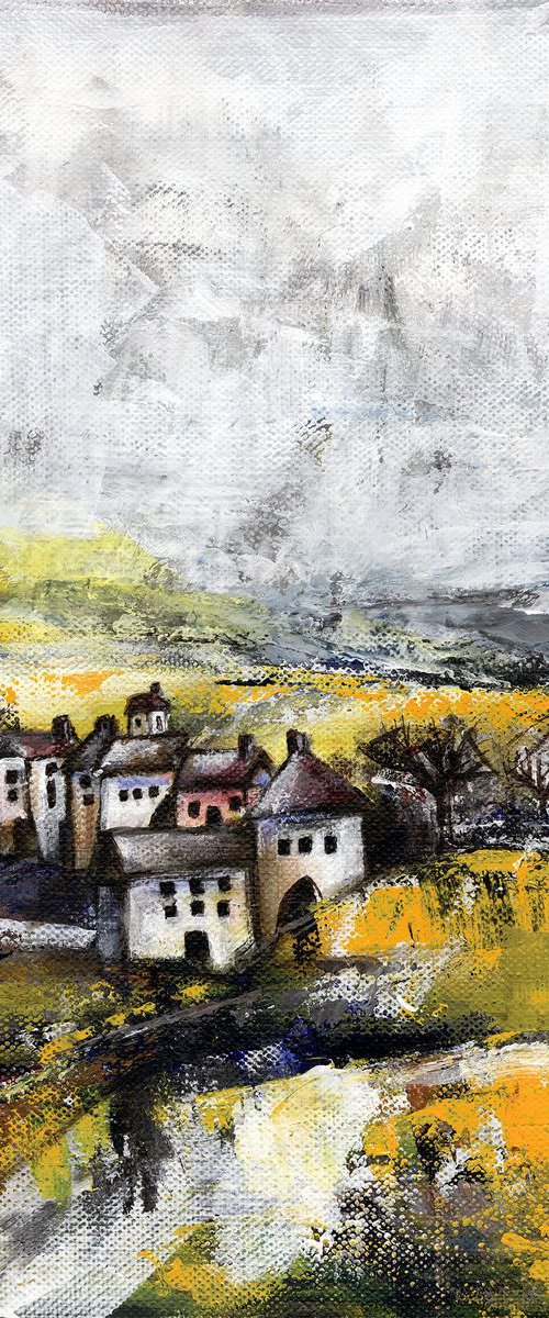 The pink house by Aniko Hencz