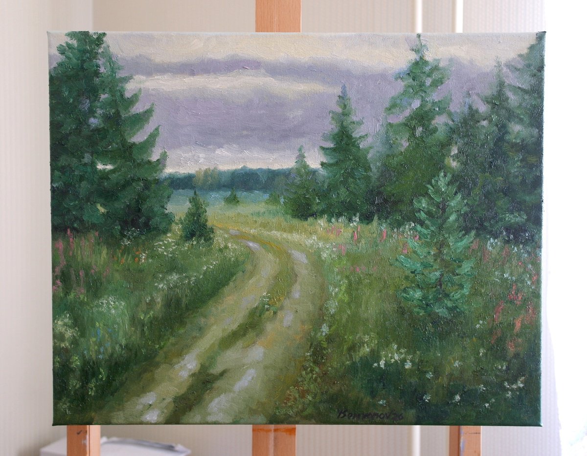 Summer Way By Juri Semjonov, 20 X 16, Artwork For Sale On Artfinder