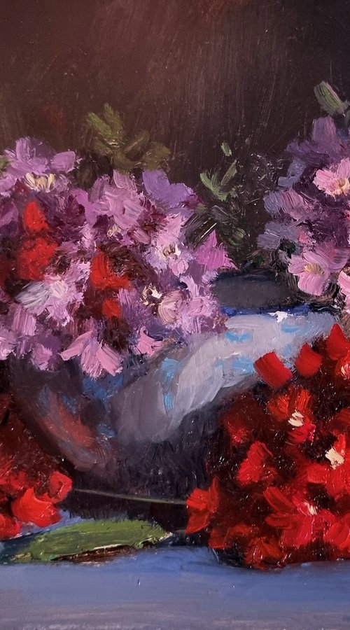 Wild Verbena Flowers by Pascal Giroud