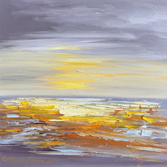 Golden stillness,
