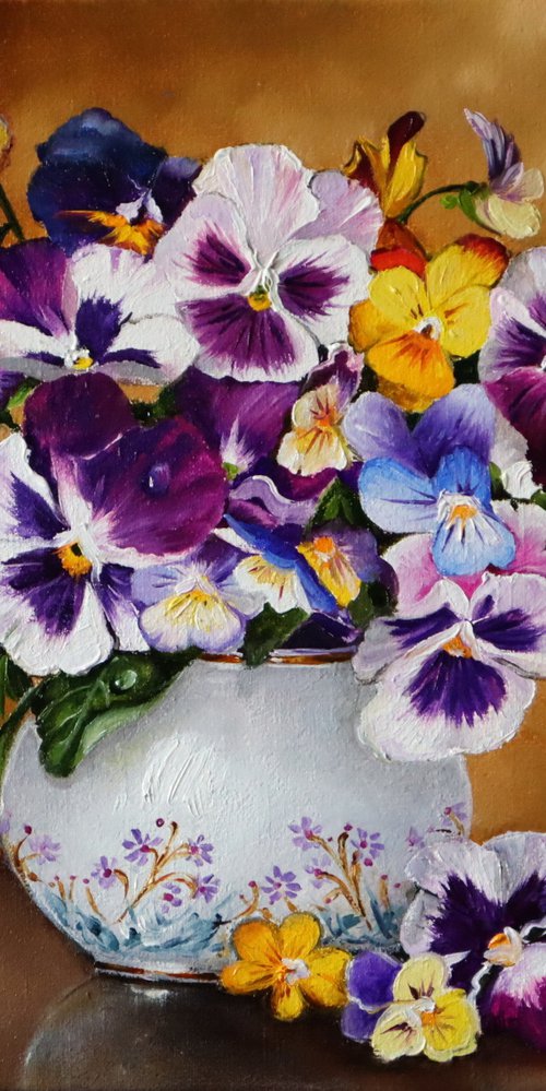 Pansies by Natalia Shaykina