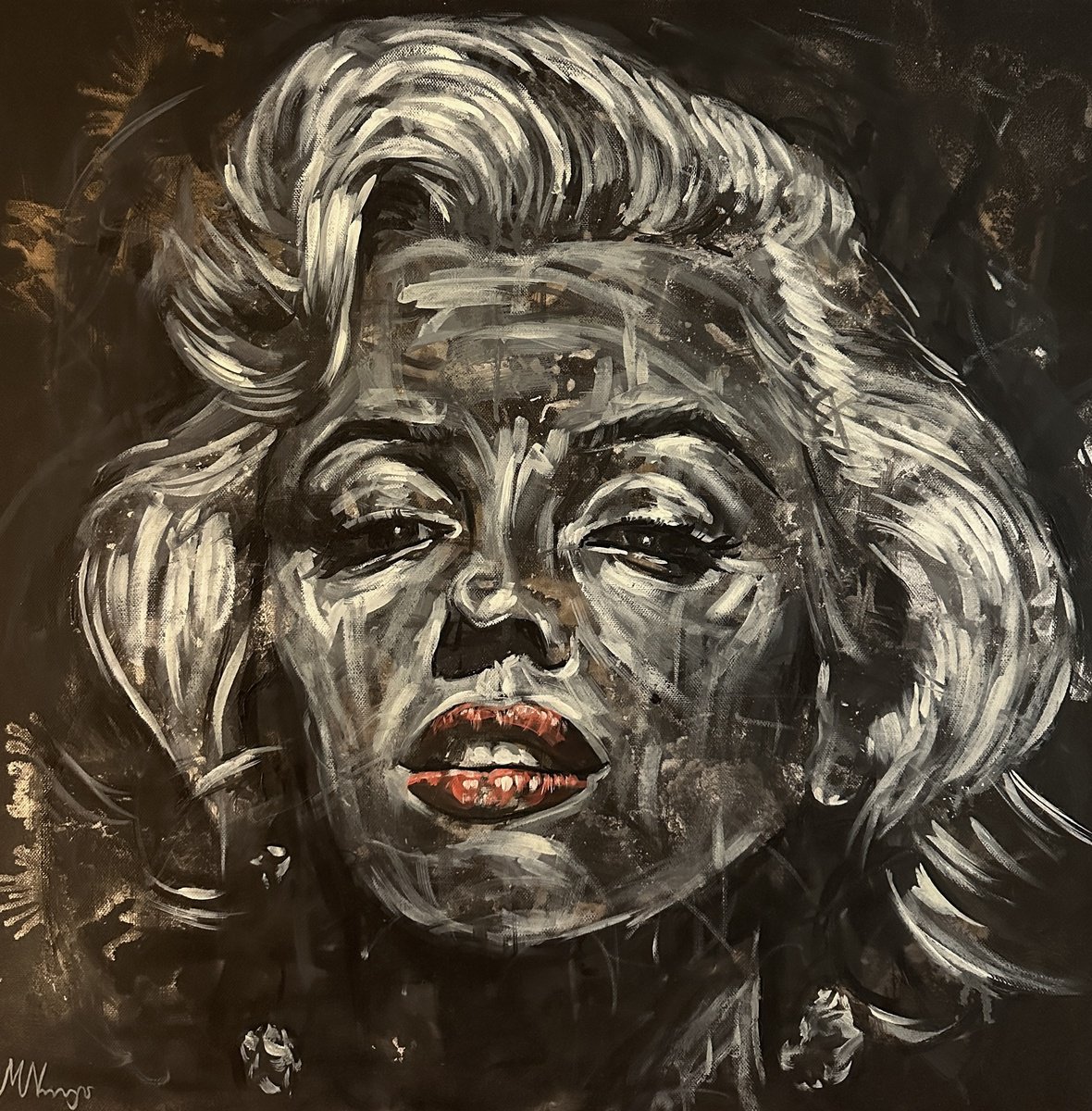 Marilyn Monroe portrait by Emmanouil Nanouris