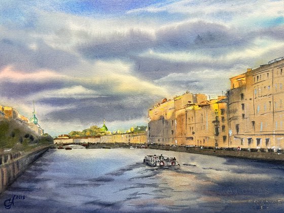 Saint Petersburg. Moika River.