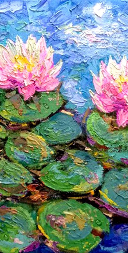Monet  Water Lilies1 by Vishalandra Dakur