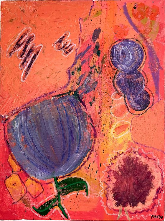 "Orange Reverie" 31x23"