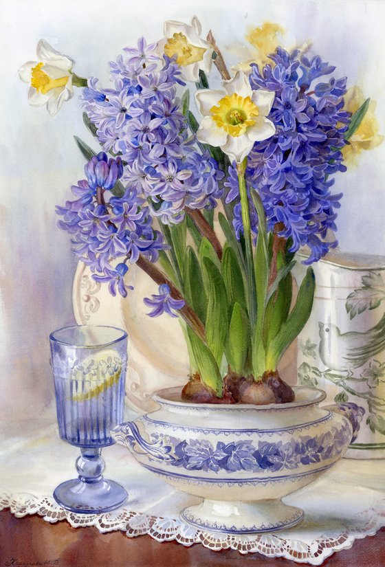 “Spring Lace in an Old Tureen”