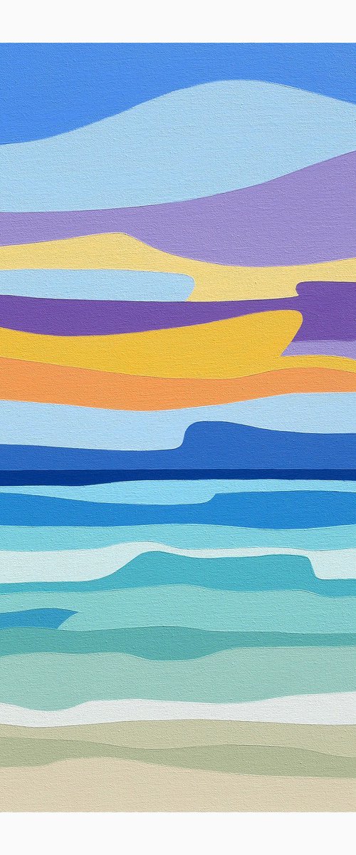 Evening Shoreline by Zoe Hattersley