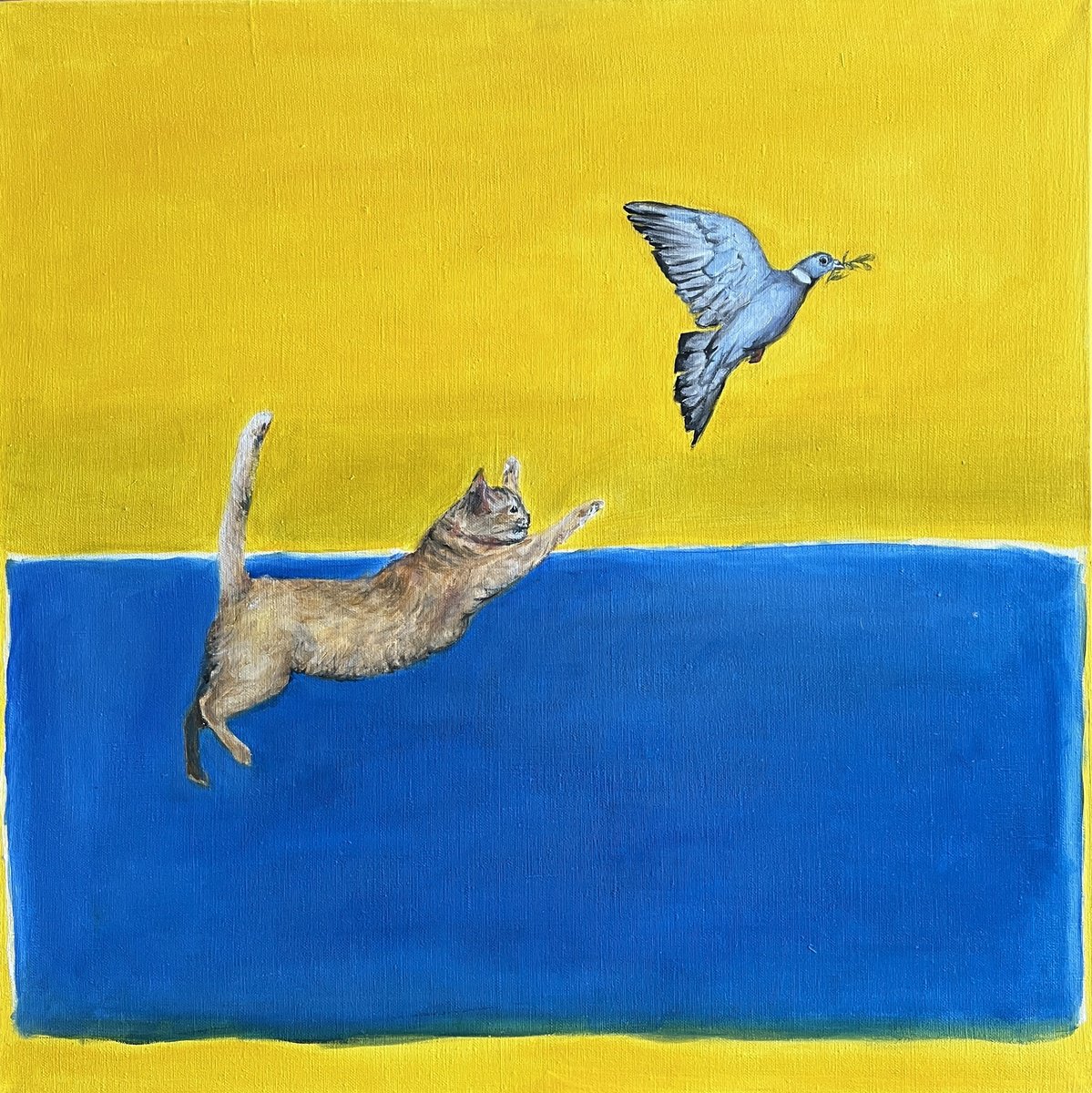 Chasing Fleeting Dreams By Victo, 24 X 24, Artwork For Sale On Artfinder