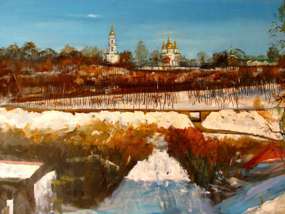 Khrestovozdvizhensky monastery in Poltava. by Serhiy Roy