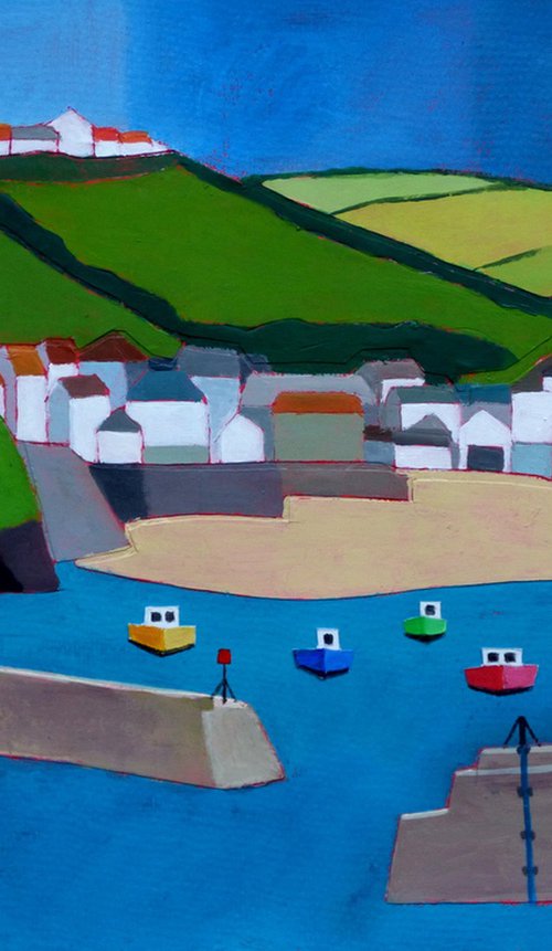"Receding rain storm, Port Isaac" by Tim Treagust