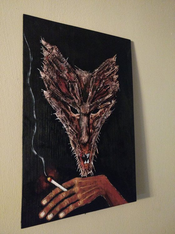 Old Smoke. Original MASK painting.