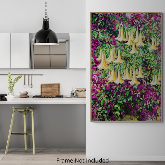Bellflowers and Bougainvillea