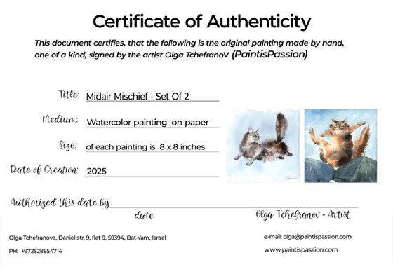 Midair Mischief - Diptych