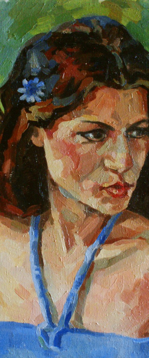 Summer portrait by Kateryna Bortsova
