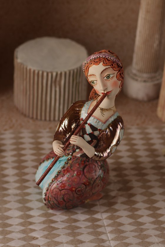 Girl with a flute