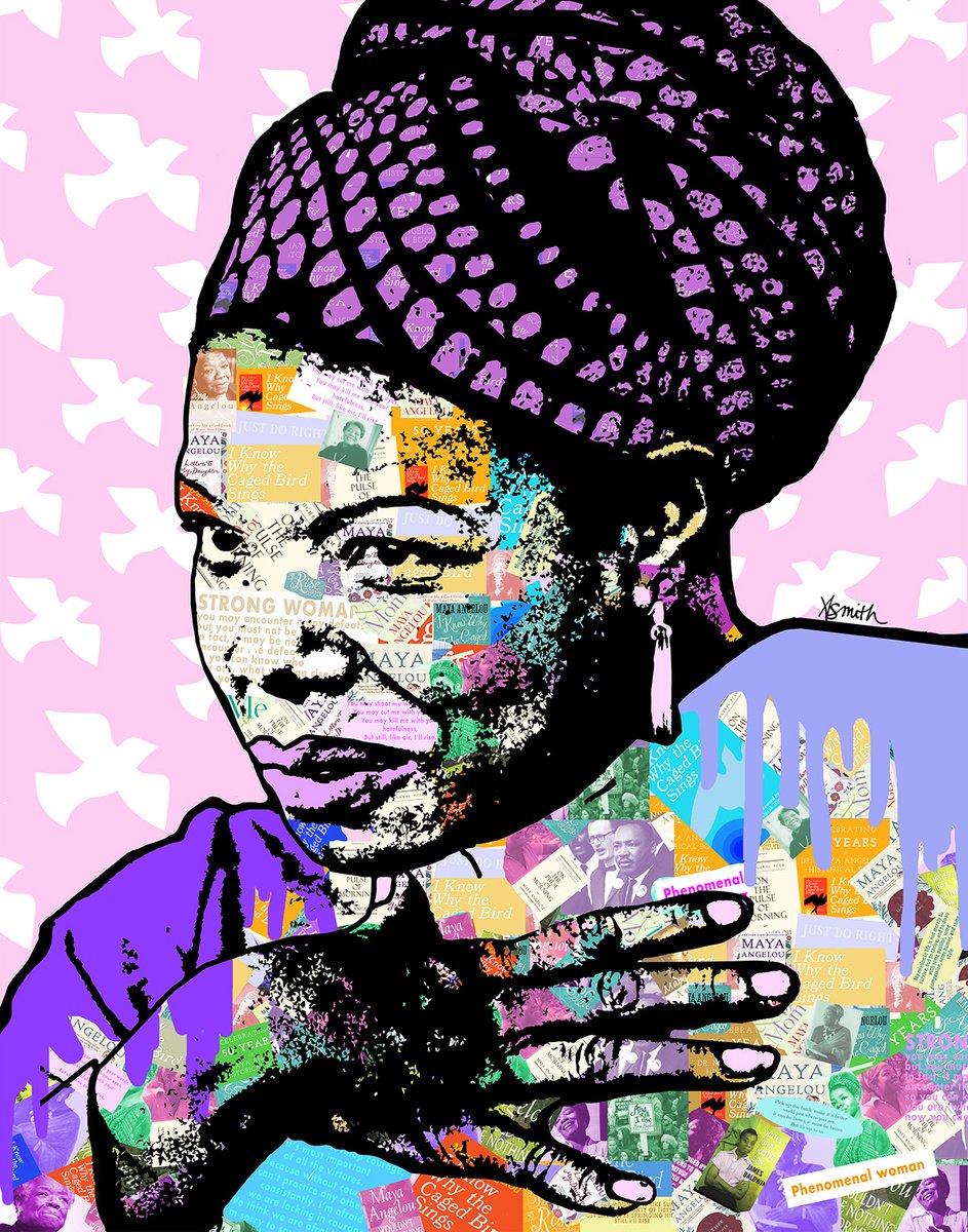Dr. Maya Angelou by Amy Smith