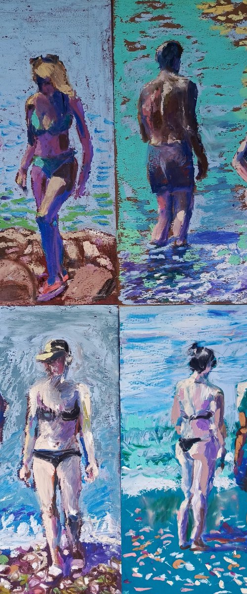 In the Bright Sun , series of 4 by Oxana Raduga