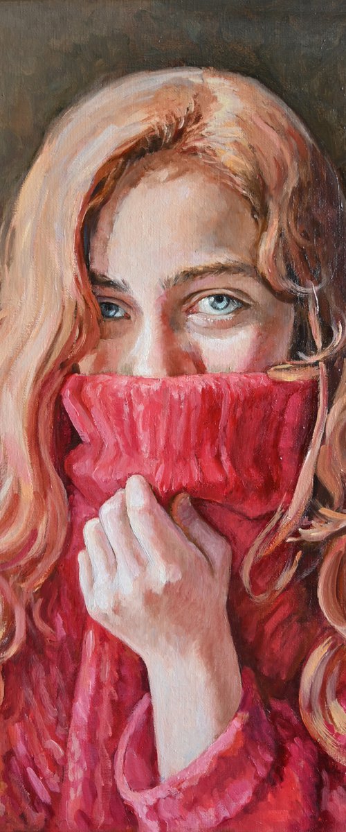 The red sweater by Anna Belan