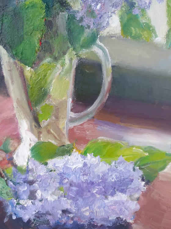 Lilac in a vase