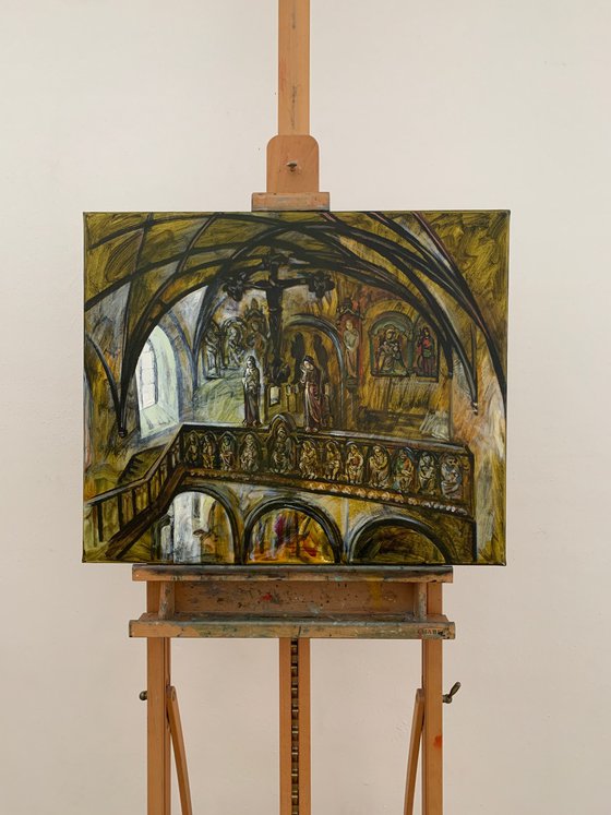 Church Interior in Landshut