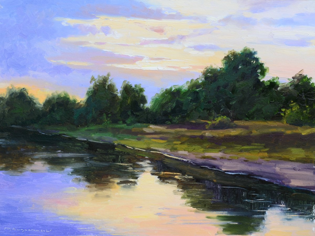 Ruslan Kiprych | Original  Oil Painting | On The Other Side | 41 X 31Cm | Artwork For Sale On Artfinder