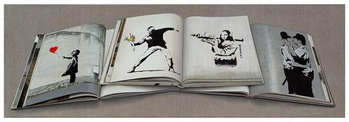 Banksy Open Books Print by Ian Robinson