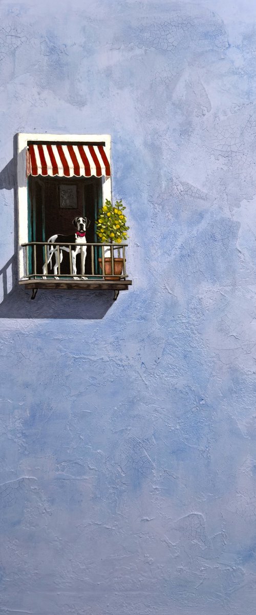 Textured Walls - Dog by Lorna Mousley