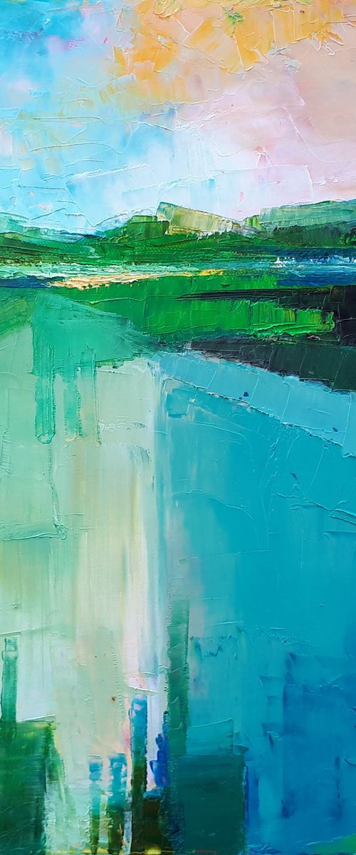 Reflections. 4. (40x40cm) by Simon Tünde