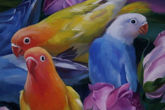 "Roses and Parrots"
