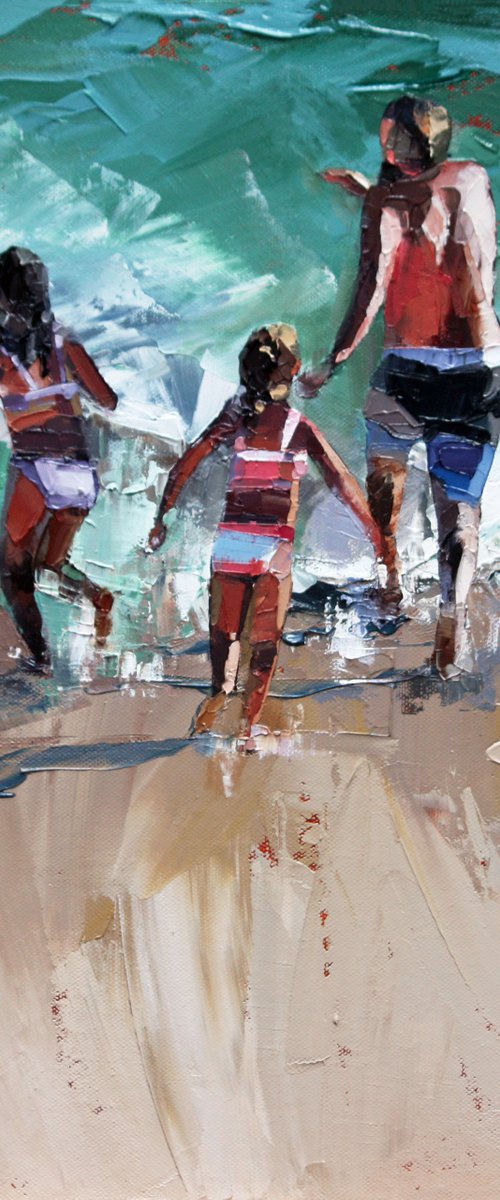 Braving The Waves XIII by Claire McCall