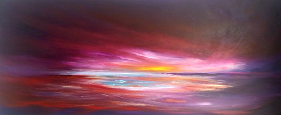 Colours for the Soul - Purple PANORAMIC Seascape