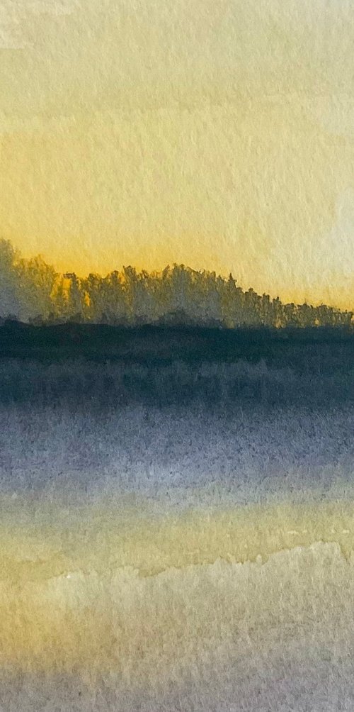 Sunset light and Earth by Samantha Adams