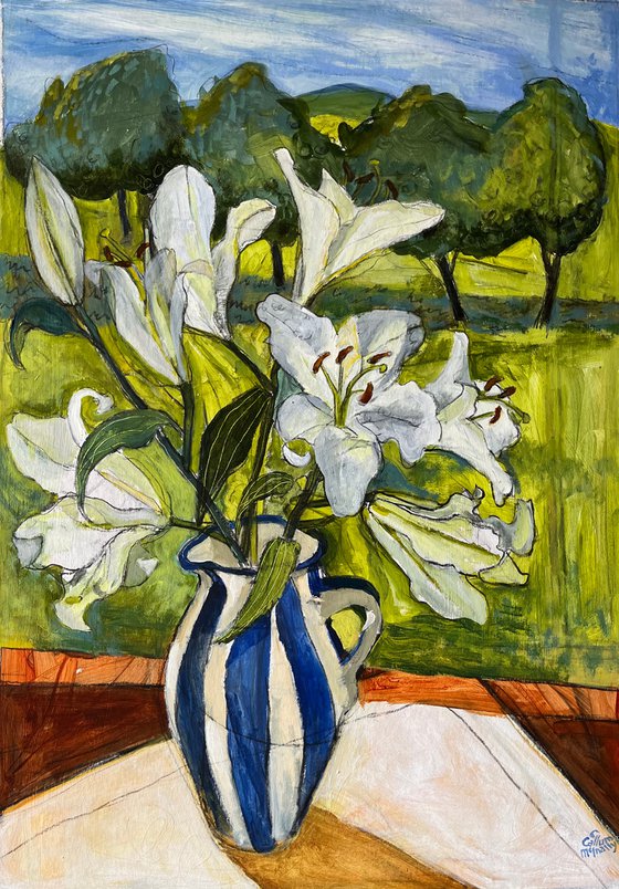 Garden studio lillies