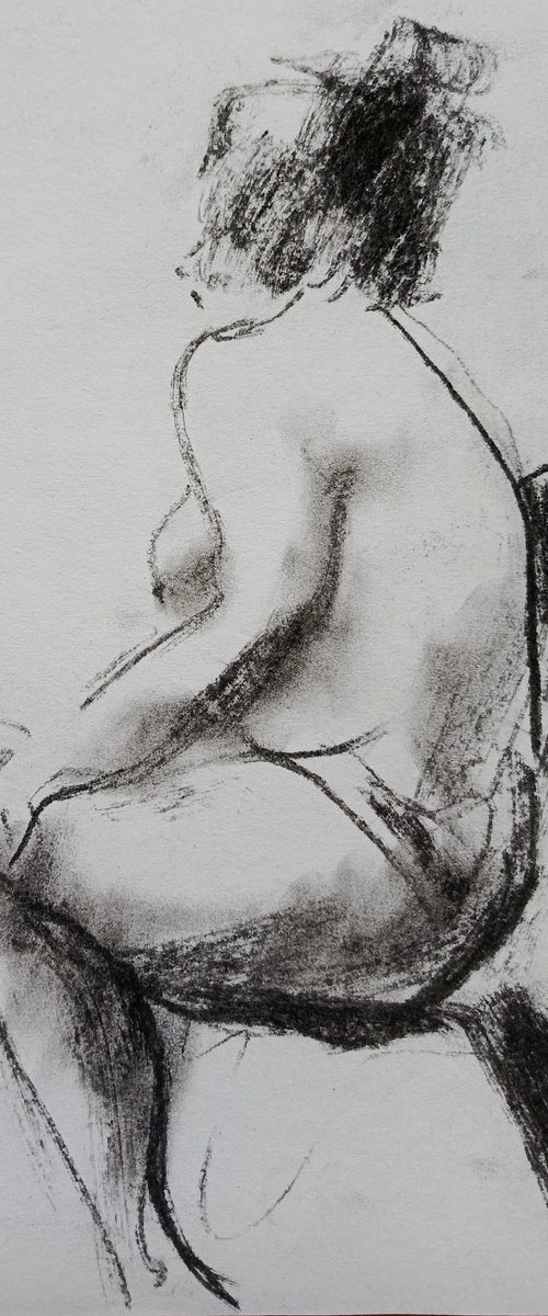 Nude sketch 01-25/02 by Oxana Raduga