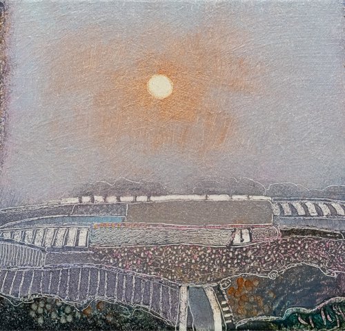 When the sundown pales the sky by Rob   van Hoek