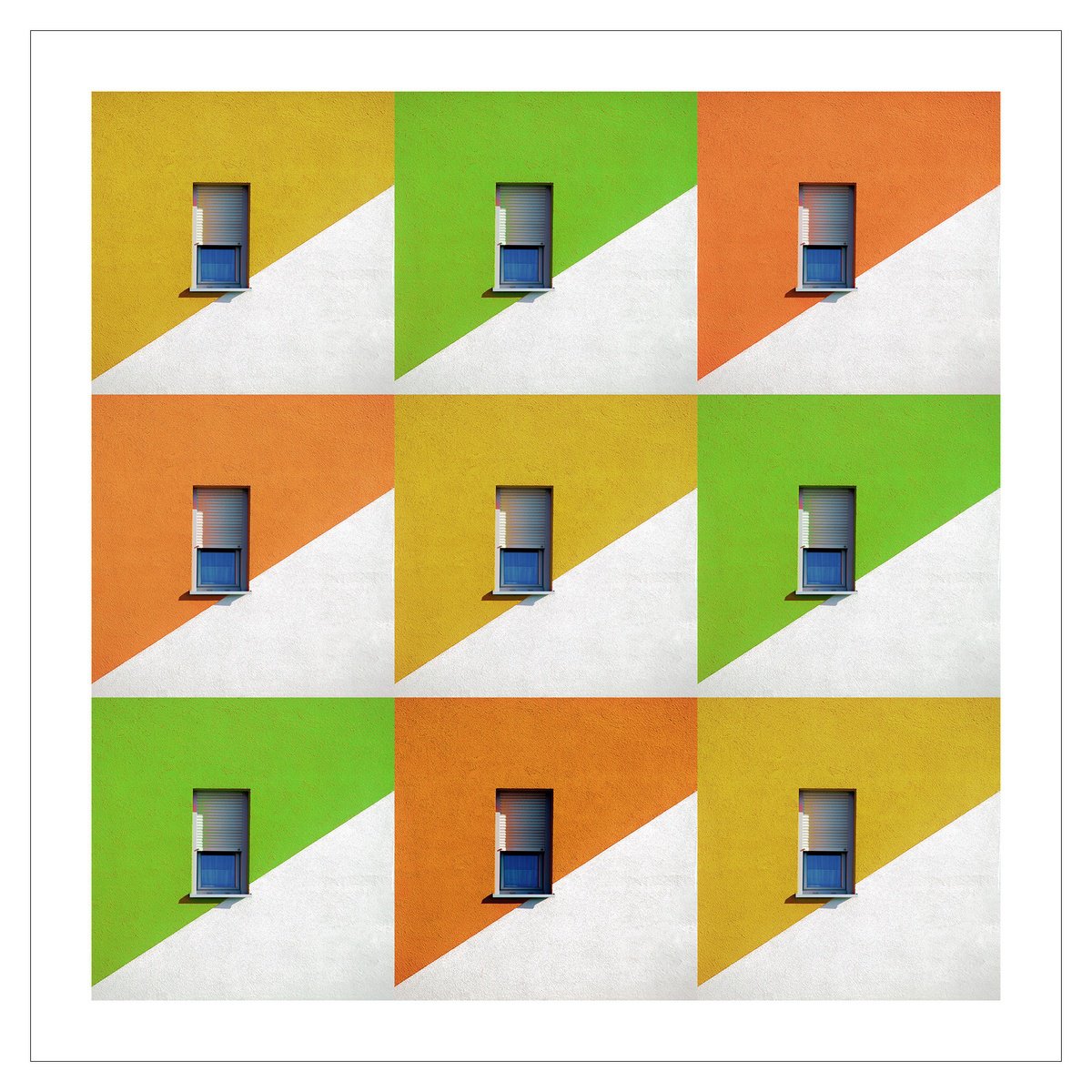Geometric Photograph , Urban Quilt 2 By Beata Podwysocka, 28 X 28, Artwork For Sale On Artfinder
