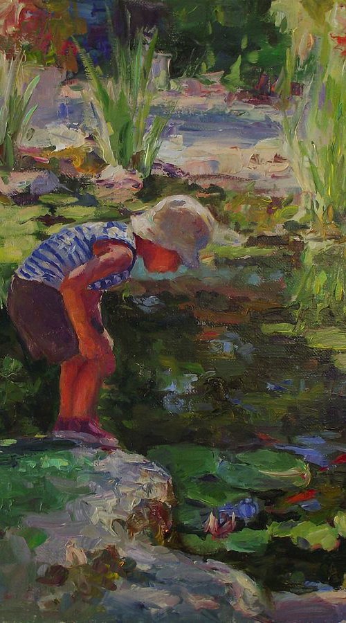 Boy, curiosity by Vachagan Manukyan