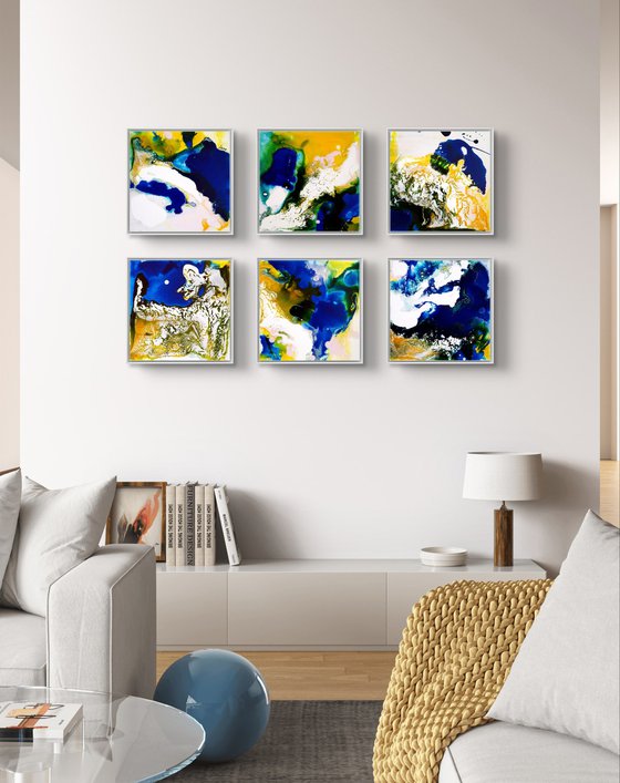 N°37-N°42 ( 6 paintings )