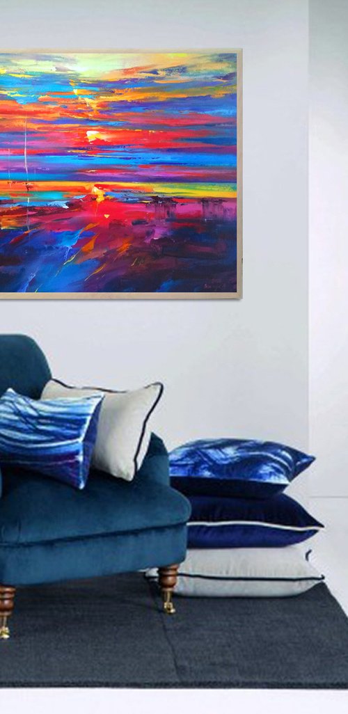 Abstract seascape 05 by Andrej  Ostapchuk
