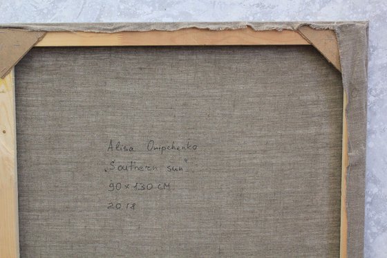 Summer sun over the sea