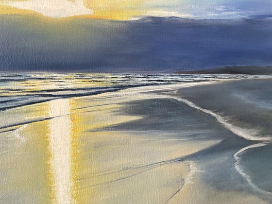 Golden Silence - Ocean sunset