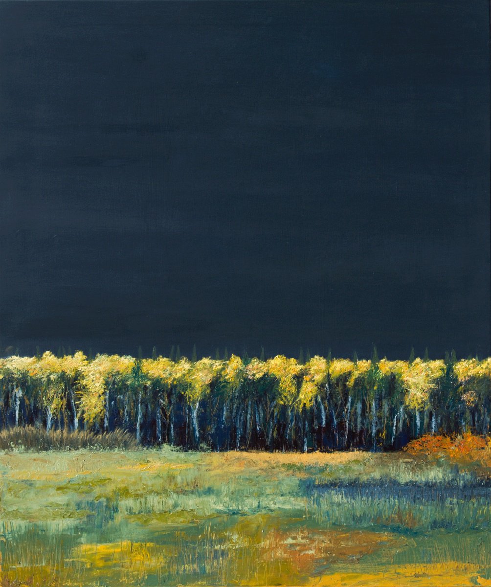 Autumn In Bc By Lewis Evans, 39 X 47, Artwork For Sale On Artfinder