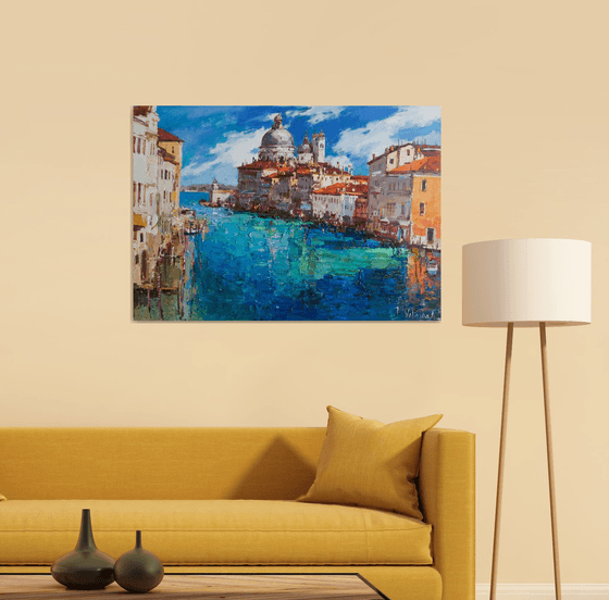 Venice Italy - Italian impasto Landscape painting Oil painting by ...