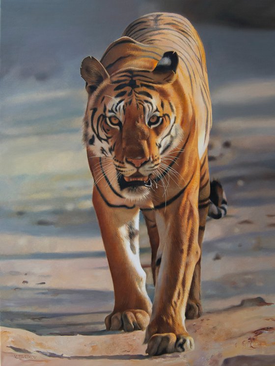 Tiger, Large painting