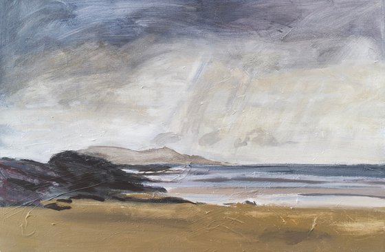 Storm Clouds over Niosaboist Beach (Harris)