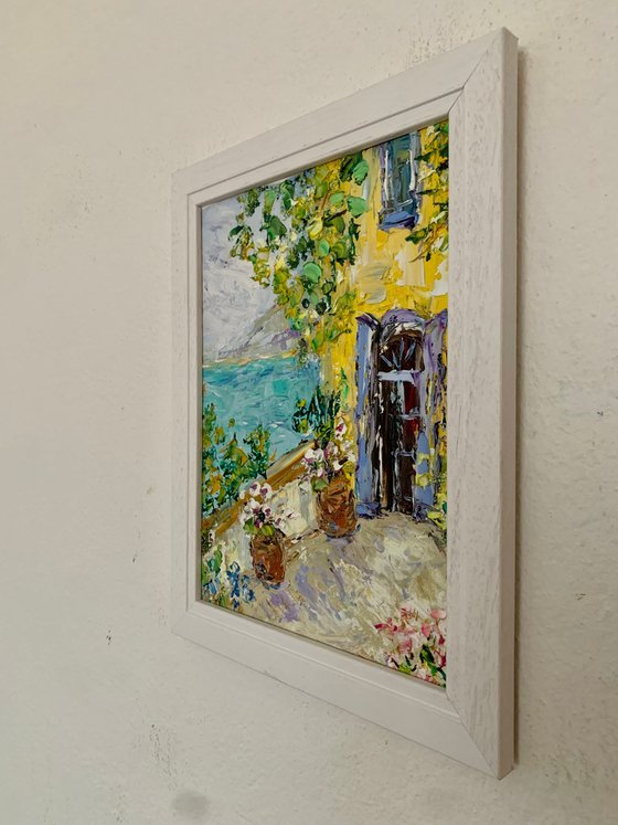 Blooming Terrace by the sea