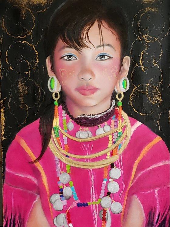 Kayaw Tribal Girl
